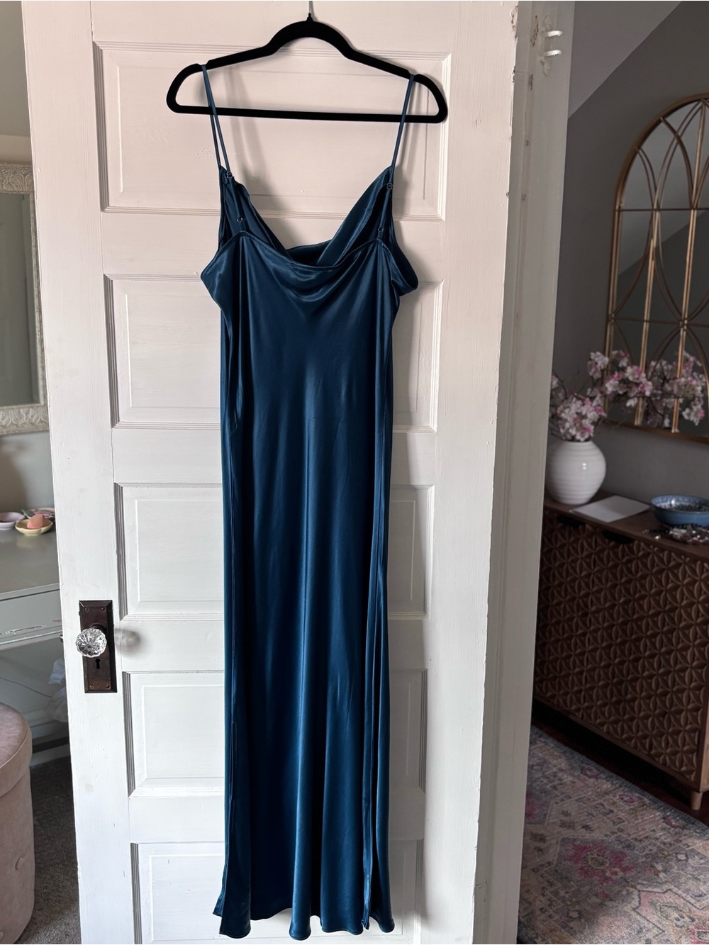 NWT LOFT Midi Satin Slip Dress - Picture 3 of 7